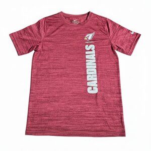 Nike Boy's Arizona Cardinals Dri-Fit T Shirt Short Sleeve Red Medium NWT